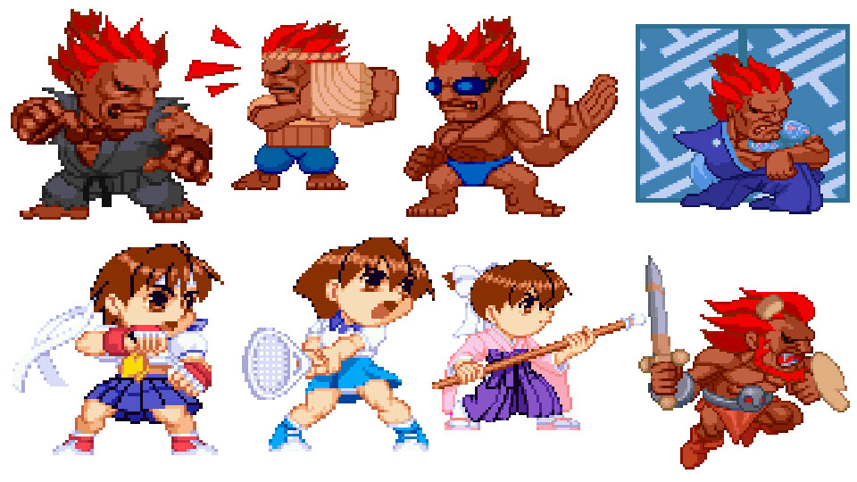 Pocket Fighter® Sprites PSN Avatar Bundle en PS3 PlayStation™Store