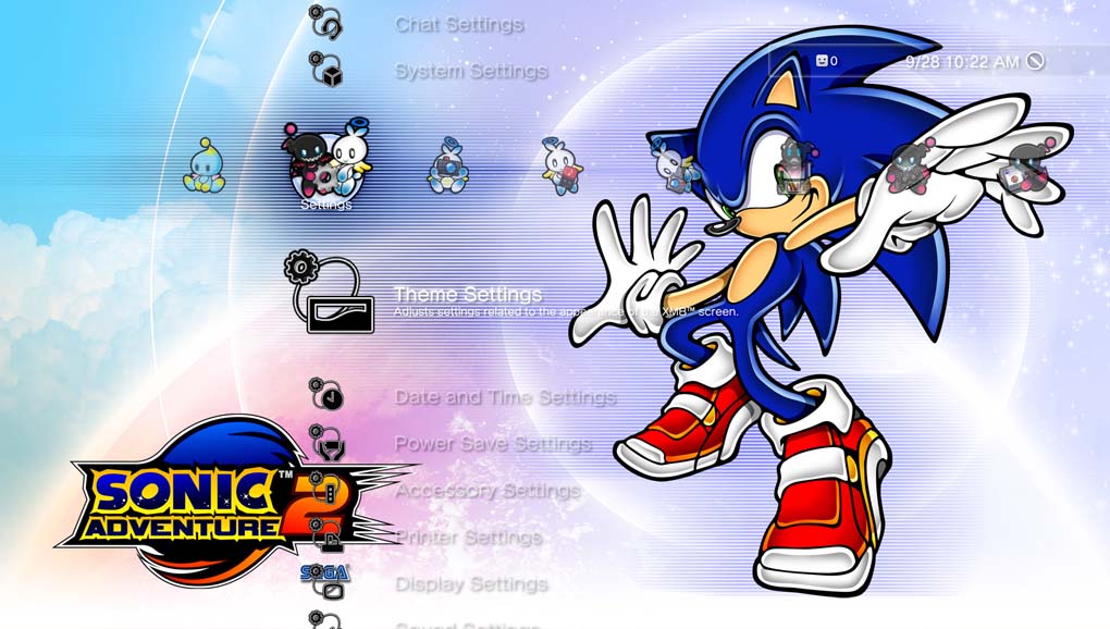 Sonic Adventure Premium Theme PS3 — buy online track price — PS Deals USA