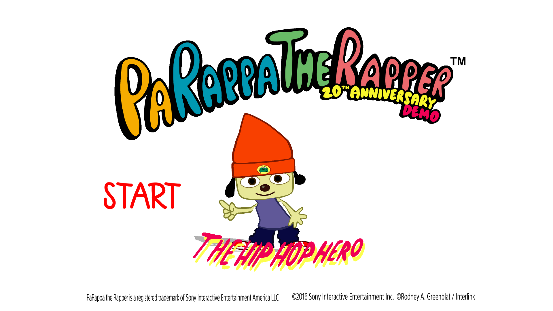 Parappa The Rapper™ 20th Anniversary Demo Ps4 Playstation™store官方网站 香港