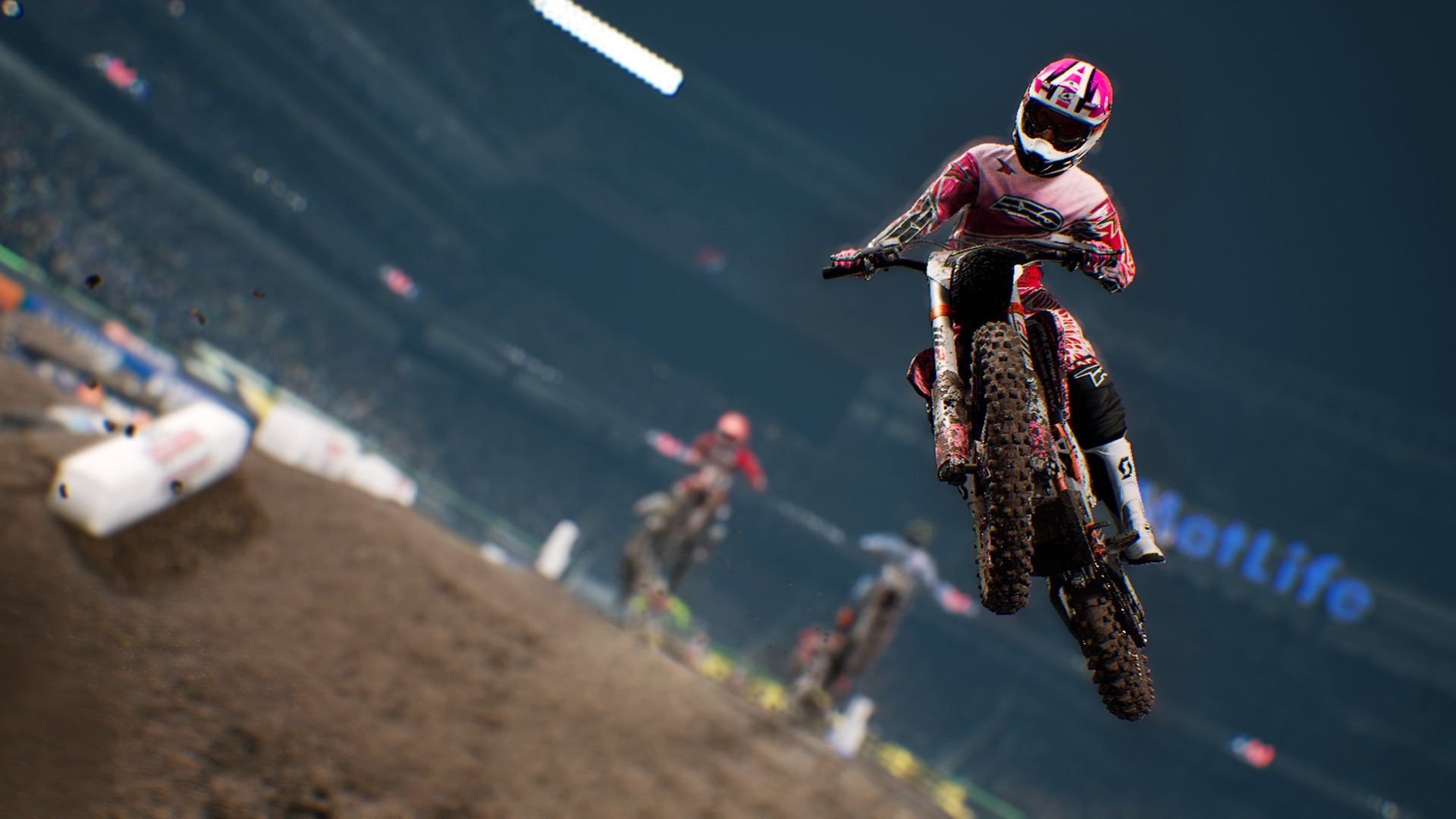 Monster Energy Supercross Themed Liveries and Tracksuits on PS4