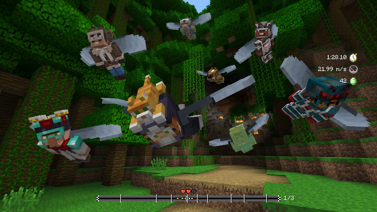 Minecraft Mini Game Heroes Skin Pack on PS3 | Official PlayStation ...