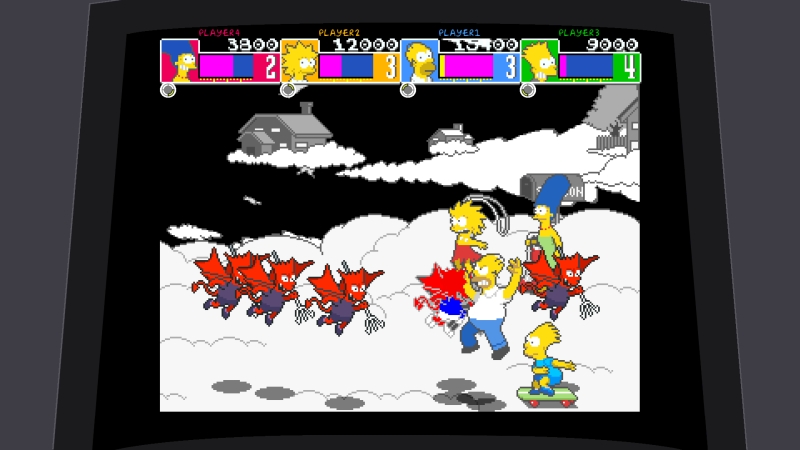 the simpsons arcade game for psp