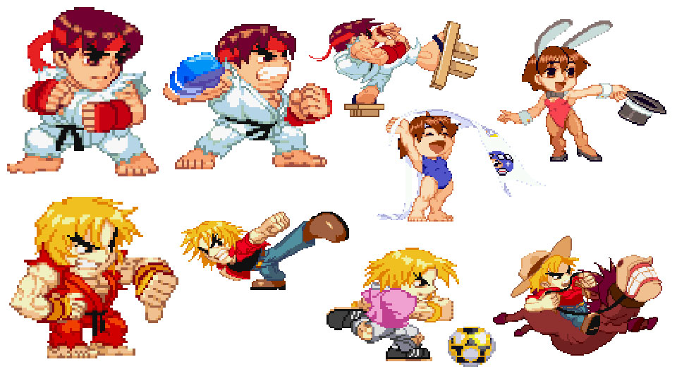 Pocket Fighter® Sprites PSN Avatar Bundle en PS3 PlayStation™Store