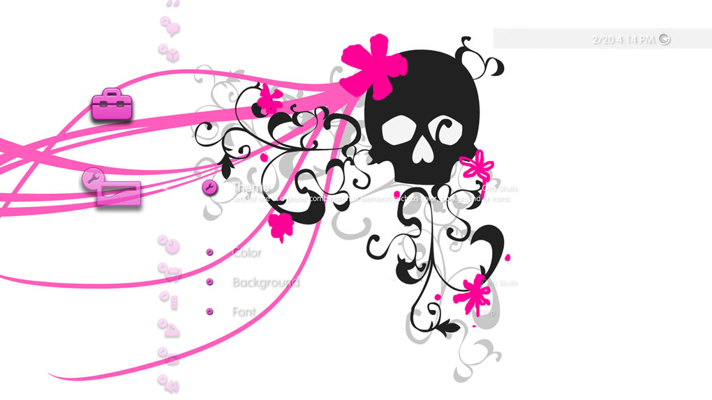 Girly Skulls Theme on PS3 | Official PlayStation™Store US